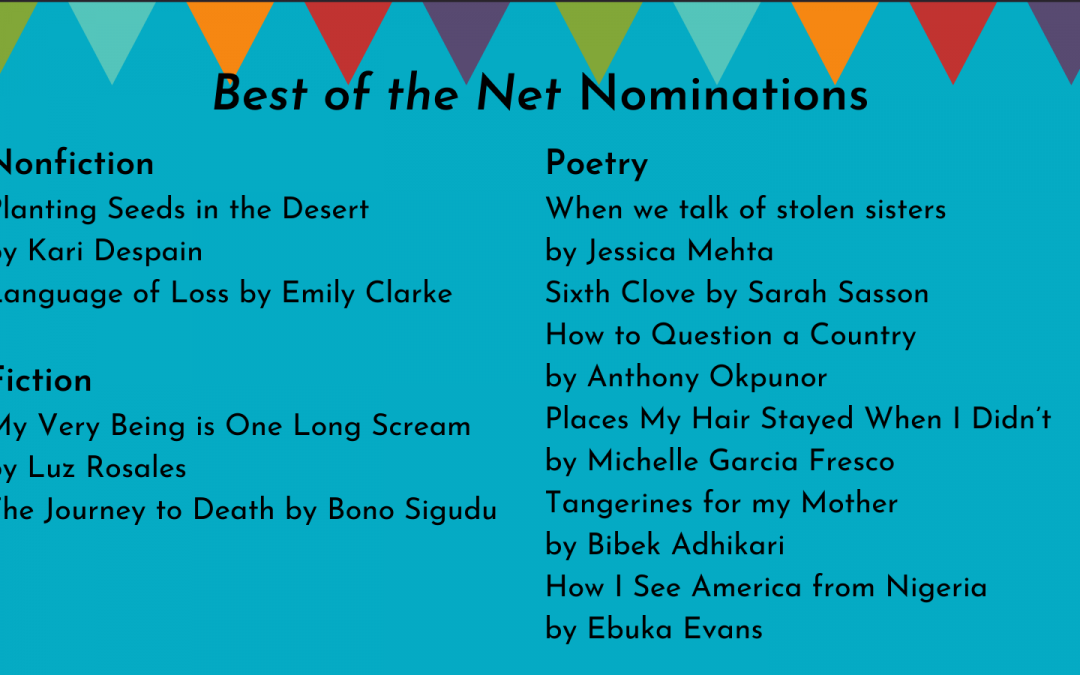 Nominations for 2021 Best of the Net